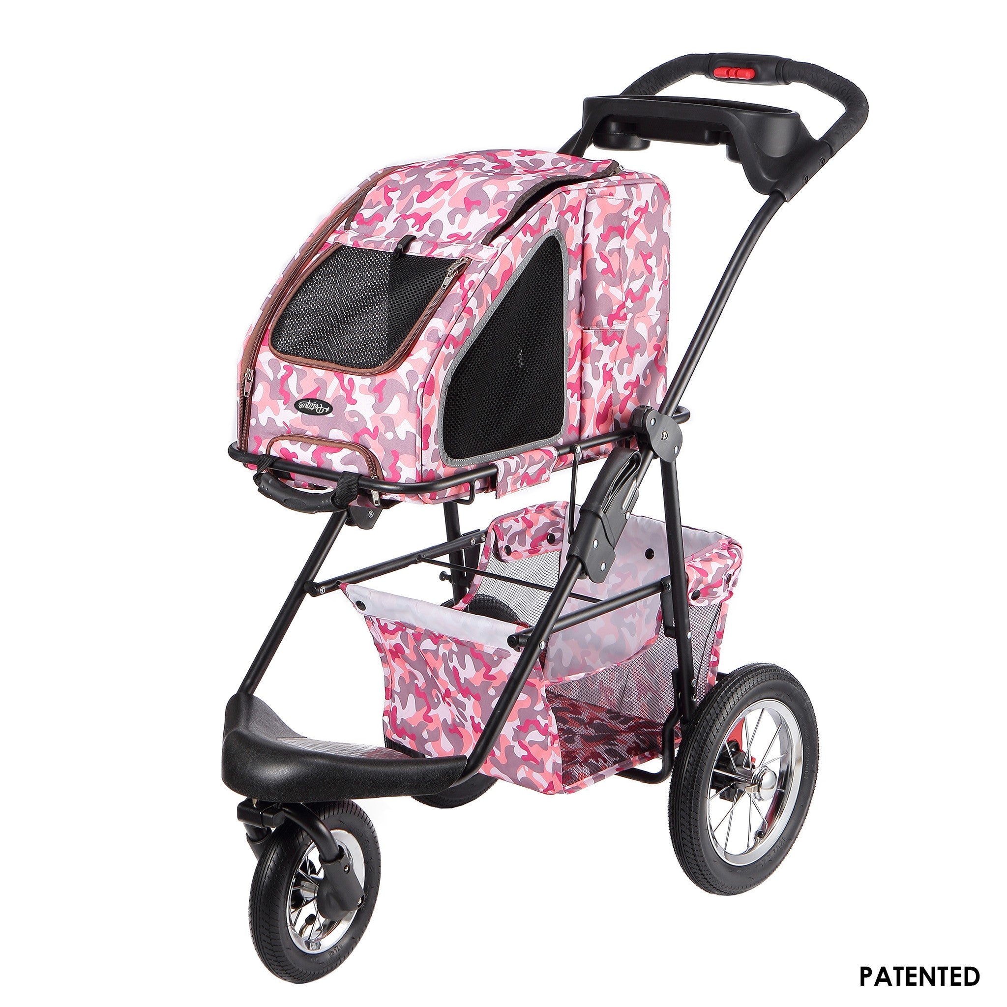 Pink Camo 5-in-1 Pet Stroller
